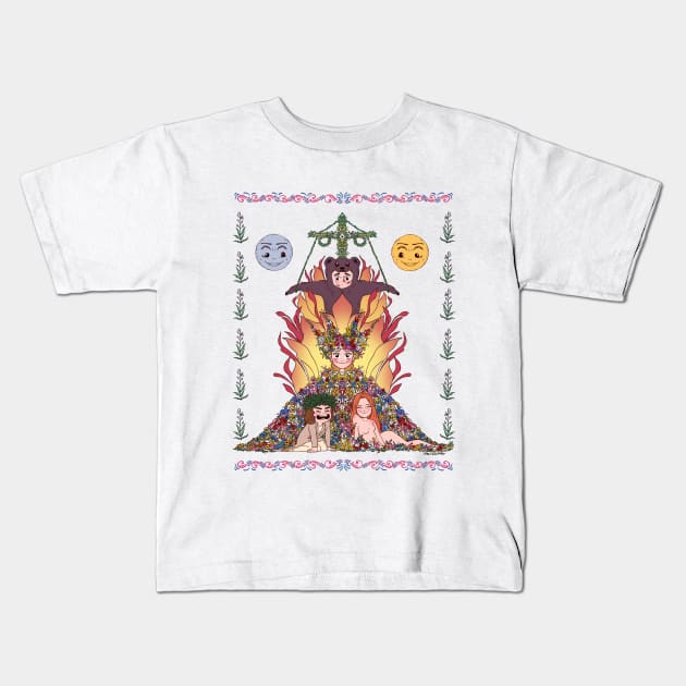 MIDSOMMAR Kids T-Shirt by dear_saw